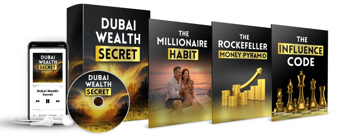 Dubai Wealth Secret bundle with three digital bonus guides